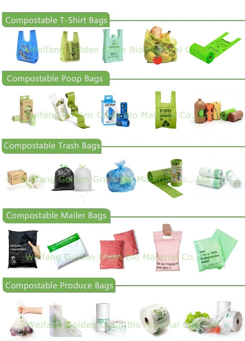 Hot Selling High Quality PLA Pbat Biodegradable Garbage Bags Plastic Garbage Bag Pet Garbage Bag Wholesale