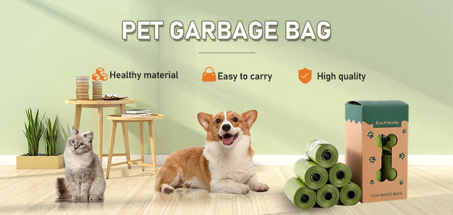 Biodegradable Compostable Disposable Eco Friendly Green Trash Garbage Pet Dog Waste Poop Poo Bag