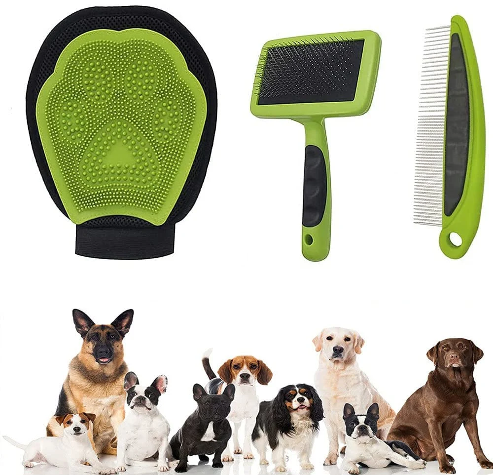 Tysp25 3 Pack Pet Comb Grooming Tool for Cats, Dogs and Rabbits