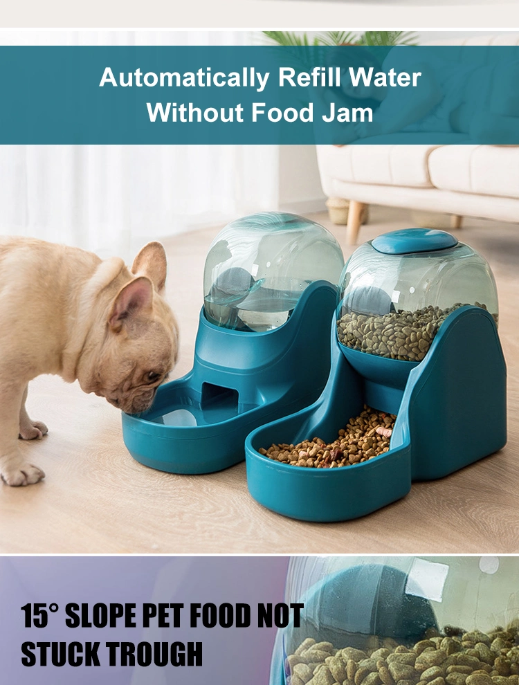 Wholesale 4 Colors Pet Feeder Automatic Dog Feeding Bowls