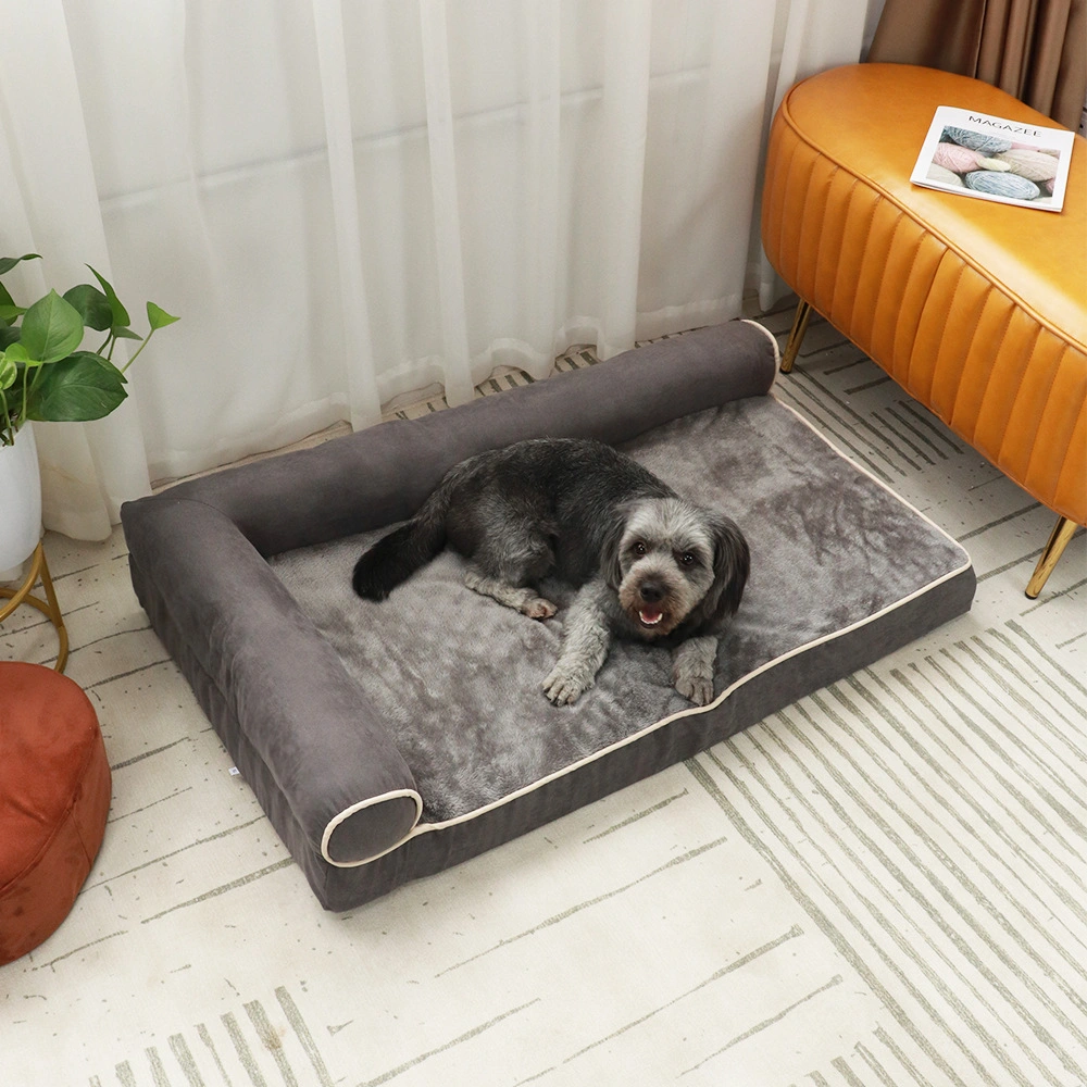 The New Sponge Pet Sofa Dog Nest Cat Nest Can Take Apart and Wash Pet Nest Four Seasons Plush Dog Cat Nest Pet Soft Bed