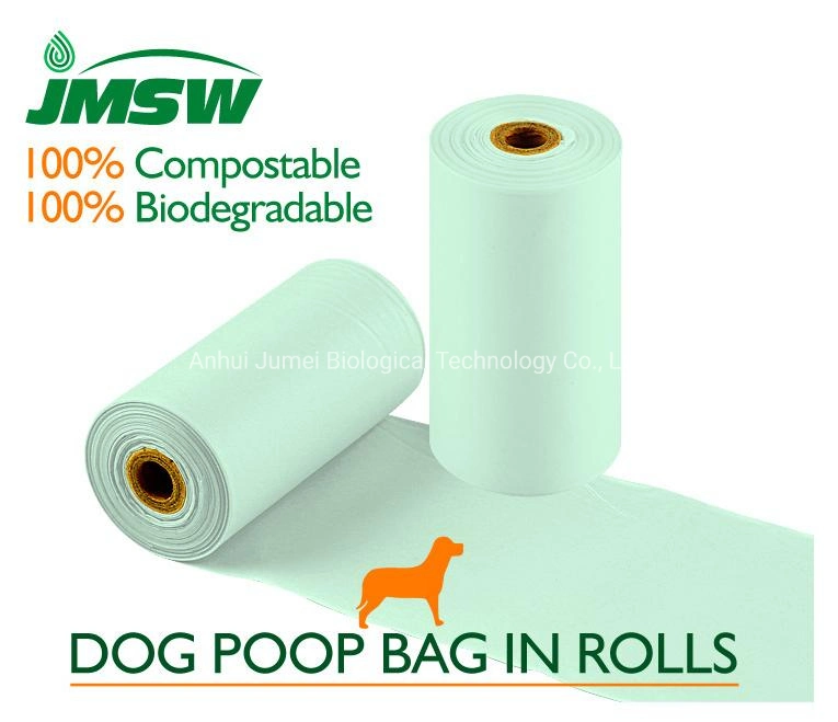 Compostable 100% Biodegradable Pet Dog Waste Poop Plastic Garbage Bag