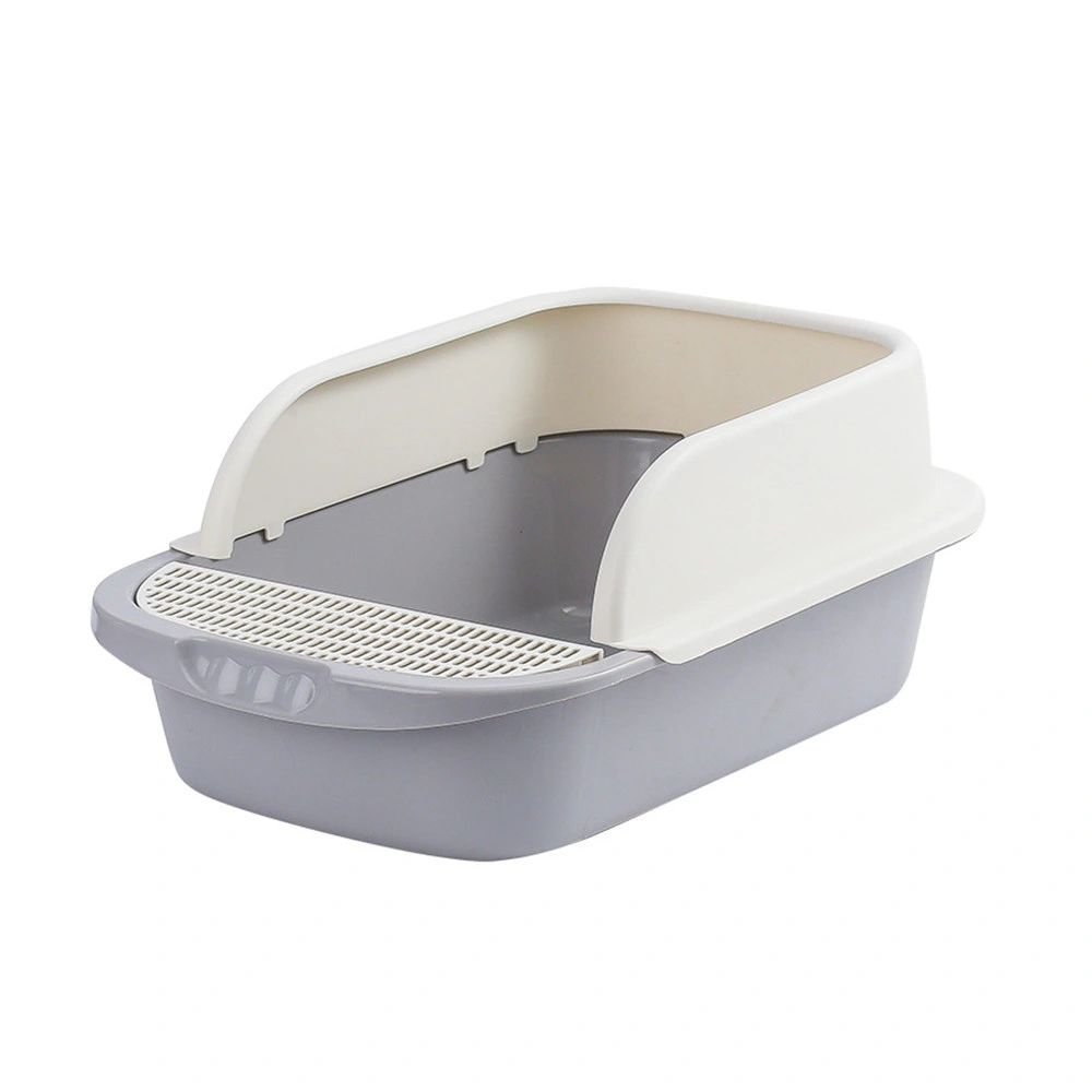 7 Colors Plastic Cat Litter Box Semi Closed Cat Toilet