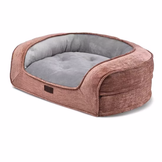 Cama de lujo para mascotas con tecnología lavable, forro polar, resistente al agua, con cojín desmontable