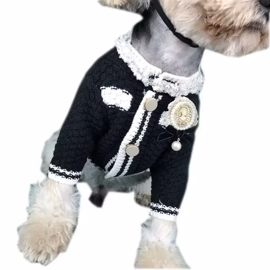 Ropa para perros con logotipo de moda Otoño/Invierno pequeño suéter fragante ropa para mascotas