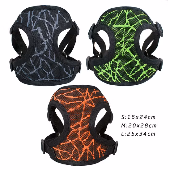 Rena Pet Hot All Weather Mesh Step Colorido Punto Totalmente Ajustable Suave Arnés para Perro Acolchado